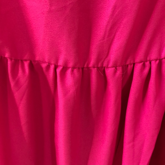 Double vneck fun flirty dress with lace up sides - Picture 3 of 6